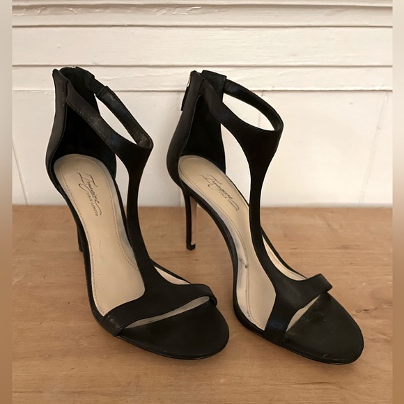Vince Camuto Imagine Open Toe Black Heels — Women’s 7.5 — Worn only once - Picture 2 of 16